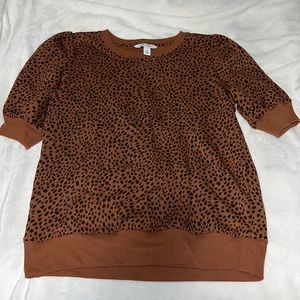 Nine West short sleeve sweatshirt